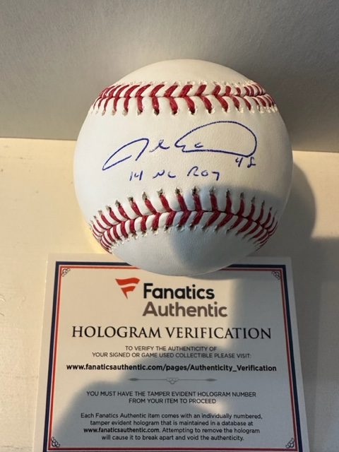 Jacob deGrom New York Mets Fanatics Authentic Autographed Blue