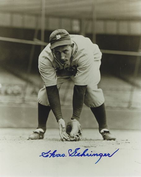 Signed Charlie Gehringer Photo - 8x10