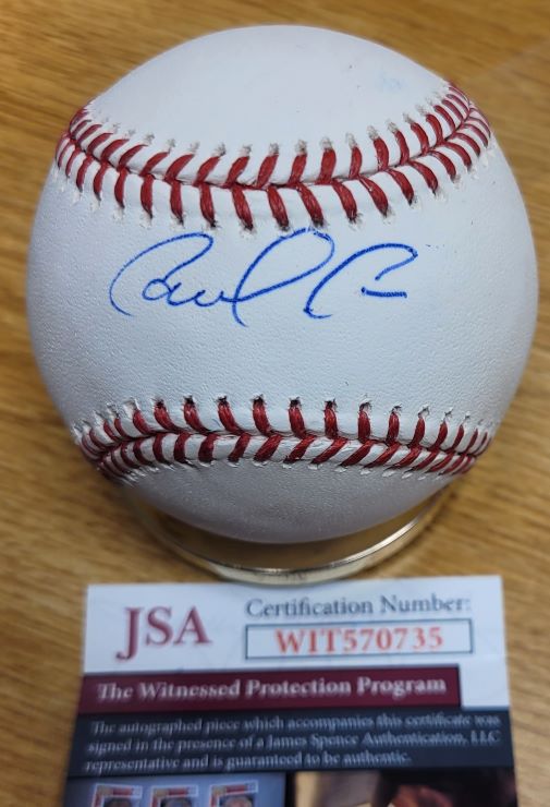 Autographed Carlos Correa Rawlings Official Major League Baseball w/ JSA  COA - Main Line Autographs