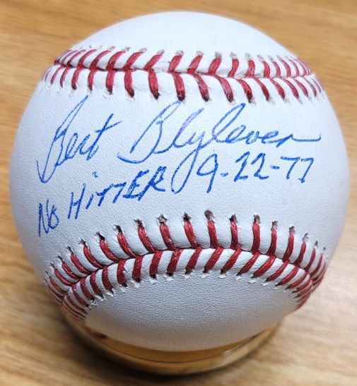 Autographed BERT BLYLEVEN No Hitter 9/22/77 Official Rawlings Major  League Baseball Beckett - Main Line Autographs