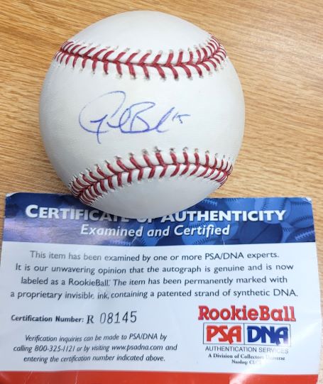 Gordon Beckham Autographed Official Major League Baseball PSA/DNA - Main  Line Autographs