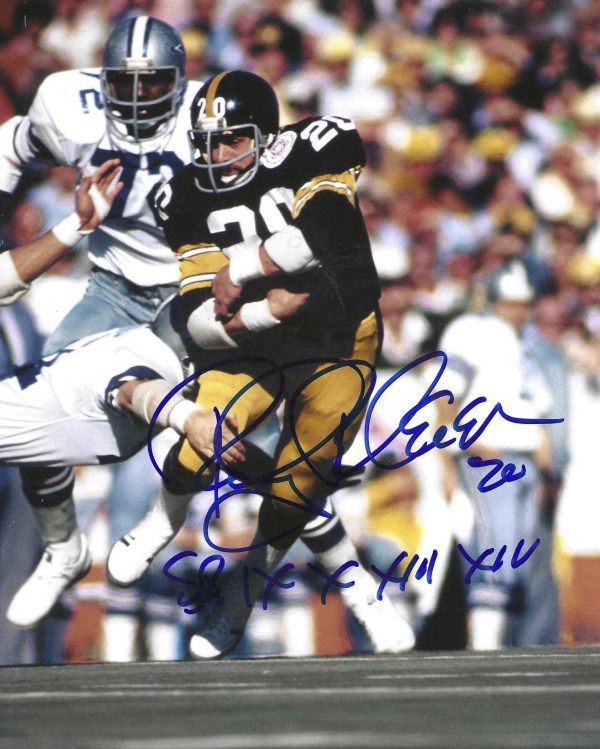 Autographed ROCKY BLEIER 8X10 photo Pittsburgh Steelers