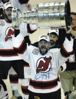 Neal Broten New Jersey Devils Signed 1995 Stanley Cup 8x10 Photo