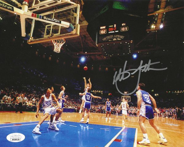 AUTOGRAPHED Christian Lattner 8x10 Duke University Photo with JSA COA