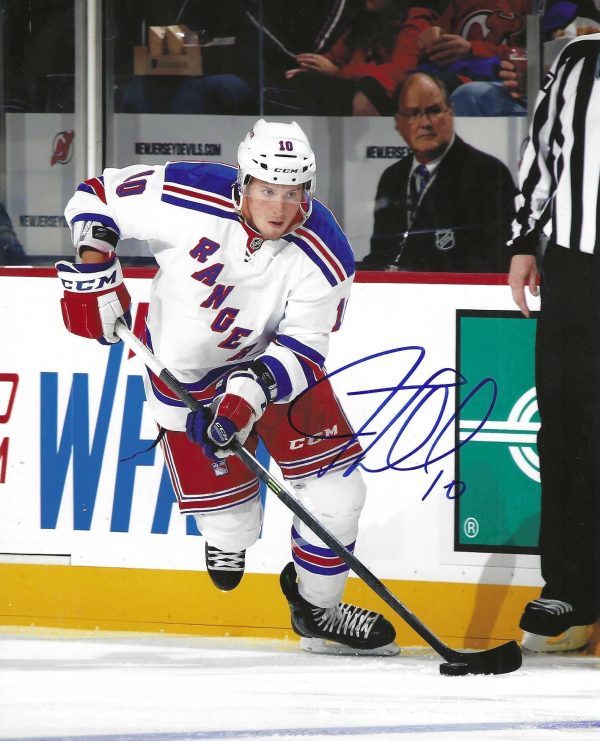 Autographed J.T. MILLER 8X10 New York Rangers Photo