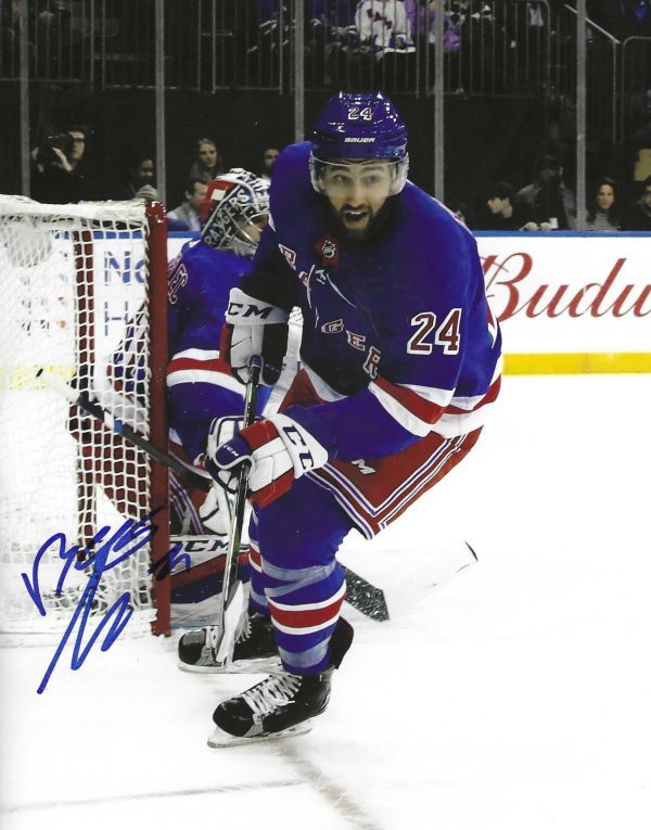 Autographed BOO NIEVES 8X10 New York Rangers Photo