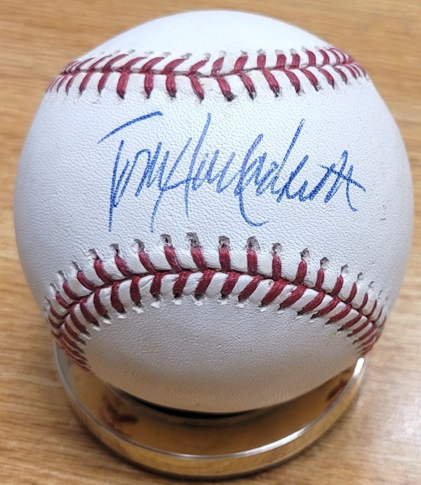 Autographed TODD HOLLANDSWORTH Official Major League Baseball