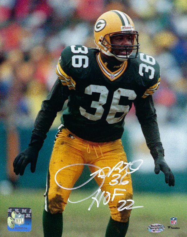 Autographed Leroy Butler 8X10 Green Bay Packers Photo