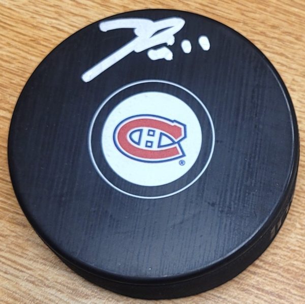 Autographed BRENDAN GALLAGHER Montreal Canadiens Hockey Puck