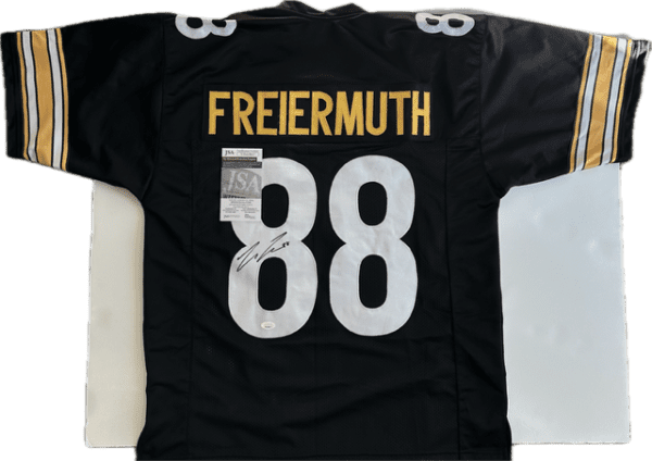 Autographed Pat Freiermuth Steelers Custom Jersey - with  JSA COA