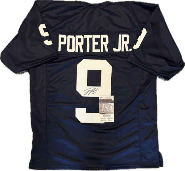 Autographed Joey Porter, Jr Penn State Nittany Lions Custom Jersey w/ JSA COA