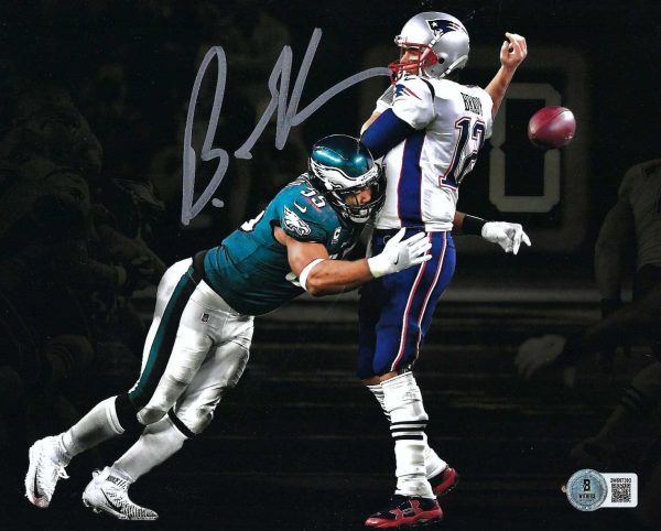 Autographed Brandon Graham 8X10 Philadelphia Eagles Photo w/ Beckett Hologram