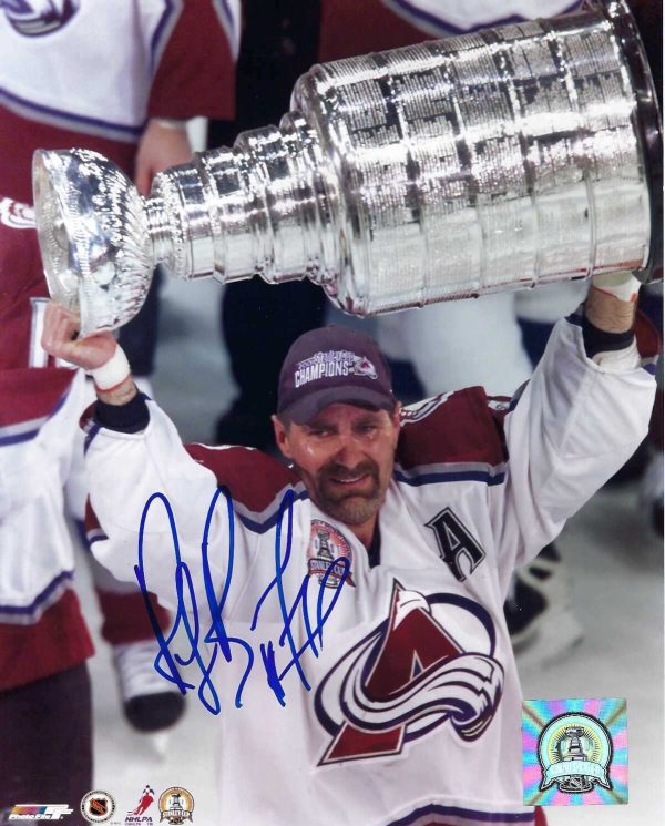 Autographed RAY BOURQUE 8X10 Colorado Avalanche Photo