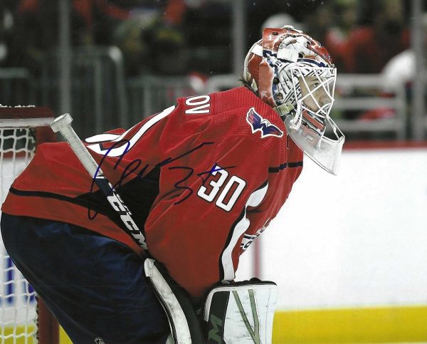 Autographed ILYA SAMSONOV 8X10 Washington Capitals Photo