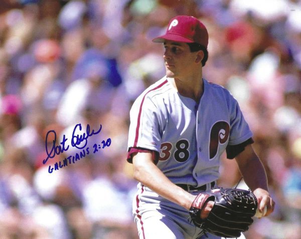 AUTOGRAPHED PAT COMBS 8X10 Philadelphia Phillies photo