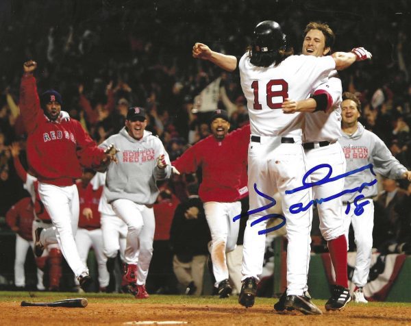 AUTOGRAPHED JOHNNY DAMON 8X10  Boston Red Sox photo