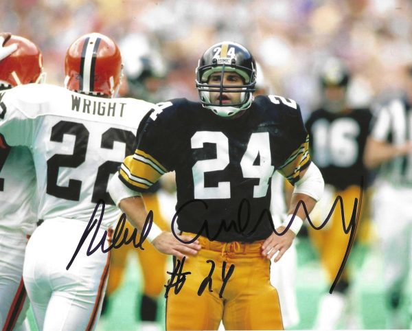 Autographed RICH ERENBERG 8X10 Pittsburgh Steelers Photo