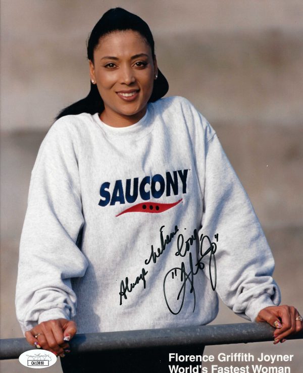 Autographed Florence Griffith Joyner Olympics 8x10 Photo w/ JSA COA