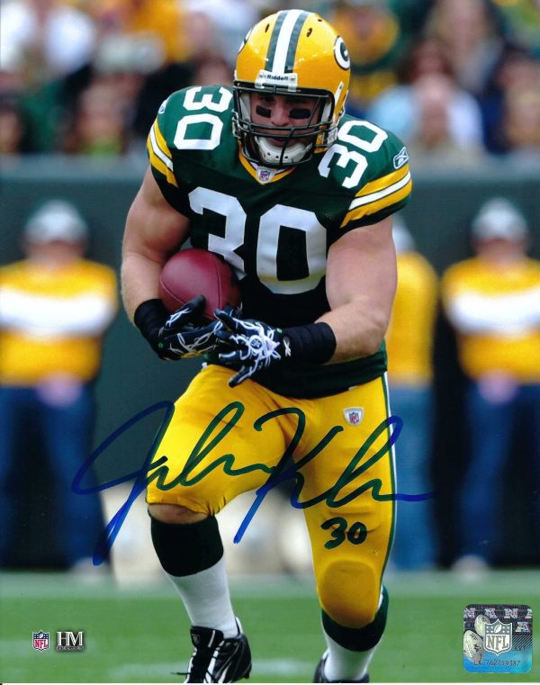 Autographed John Kuhn 8X10 Green Bay Packers Photo