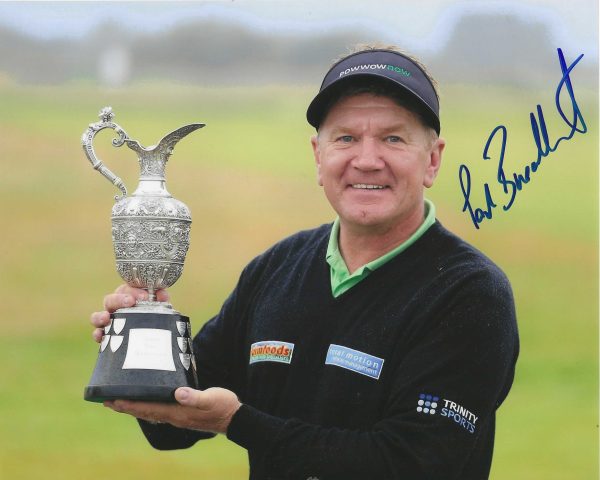 Autographed PAUL BROADHURST 8X10 PGA Photo