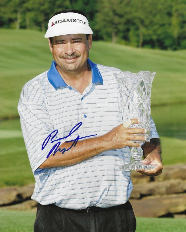 Autographed BRAD FAXON 8X10 PGA Tour Golf Photo