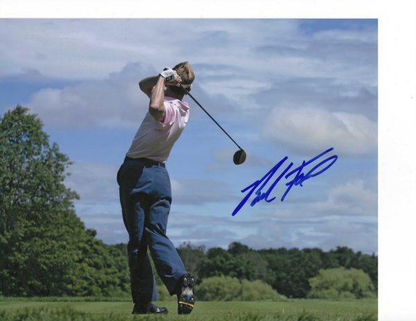 Autographed BRAD FAXON 8X10 PGA Tour Golf Photo