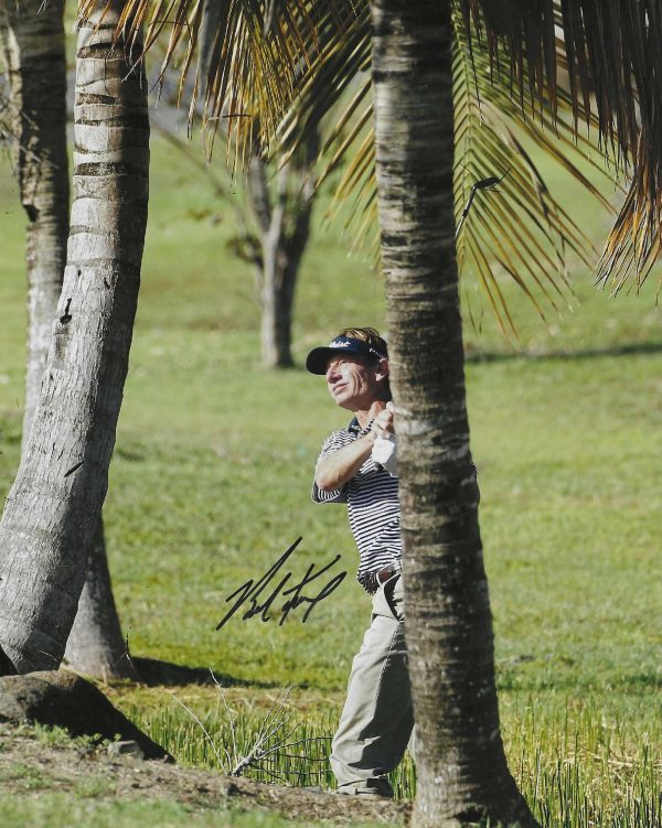 Autographed BRAD FAXON 8X10 PGA Tour Golf Photo