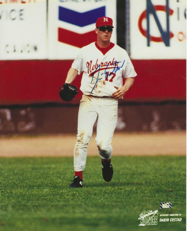 Autographed DARIN ERSTAD California Angels Signature Rookies 8x10 Photo