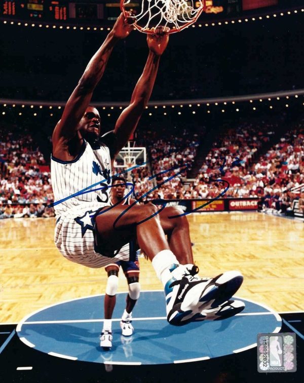 Autographed Shaquille O'Neal 8X10 Orlando Magic Photo