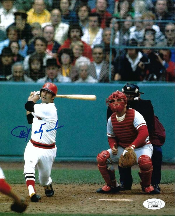 Autographed CARL YASTRZEMSKI 8X10 Boston Red Sox JSA COA