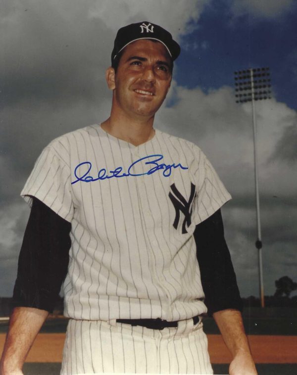 AUTOGRAPHED CLETE BOYER 8x10 New York Yankees Photo