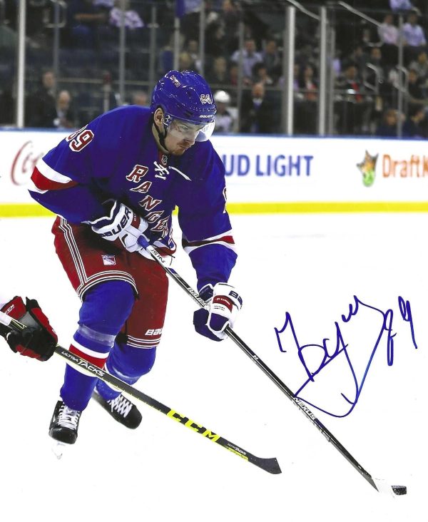 Autographed PAVEL BUCHNEVICH 8X10 New York Rangers Photo