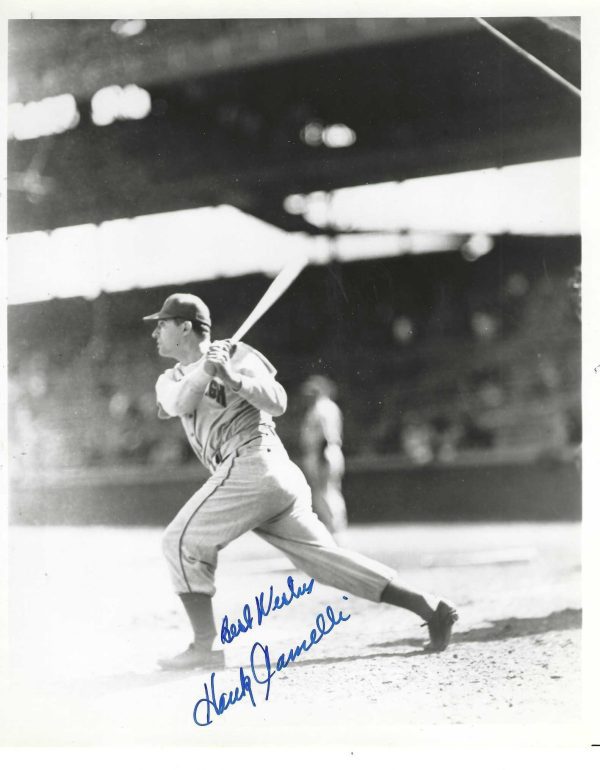 AUTOGRAPHED HANK CAMELLI 8x10 Pittsburgh Pirates Photo