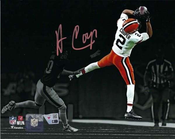 Cleveland Browns AMARI COOPER #2 Signed Autographed 8X10 PHOTO FANATICS COA