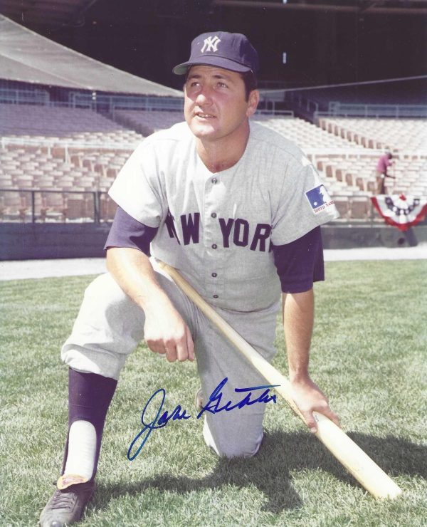 AUTOGRAPHED JAKE GIBBS 8X10 NEW YORK YANKEES photo