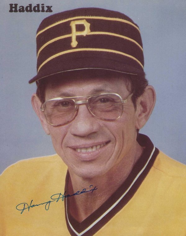 AUTOGRAPHED HARVEY HADDIX 8x10 Pittsburgh Pirates Photo