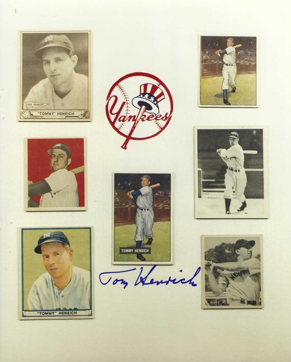 AUTOGRAPHED TOMMY HENRICH 8x10 New York Yankees photo