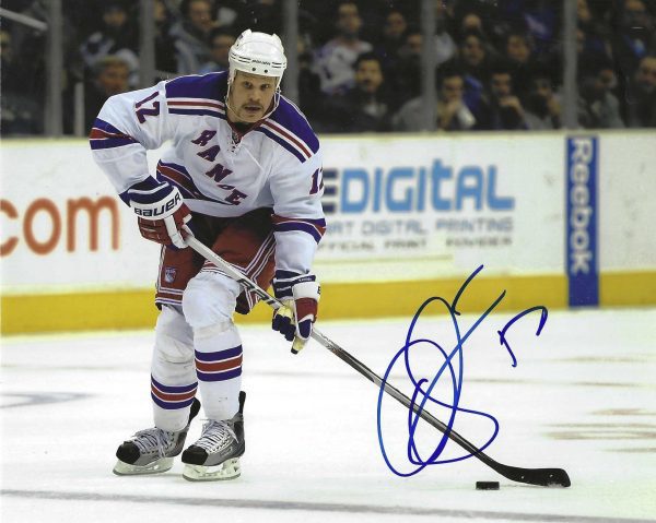 Autographed OLLI JOKINEN 8X10 New York Rangers Photo