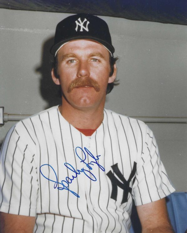 AUTOGRAPHED SPARKY LYLE 8x10 New York Yankees Photo