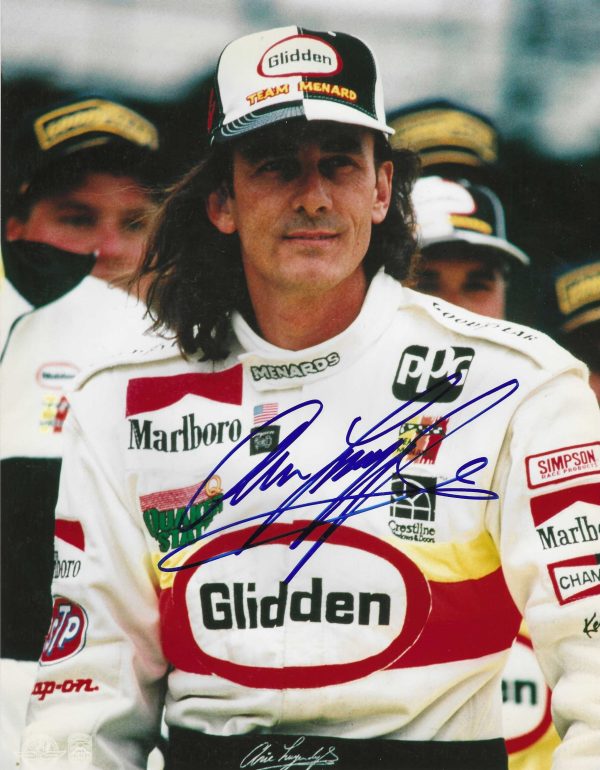 Autographed ARIE LUYENDYK - INDY RACING  8x10 Photo