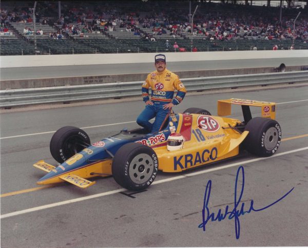 Autographed BOBBY RAHAL - INDY CART RACING 8x10 Photo