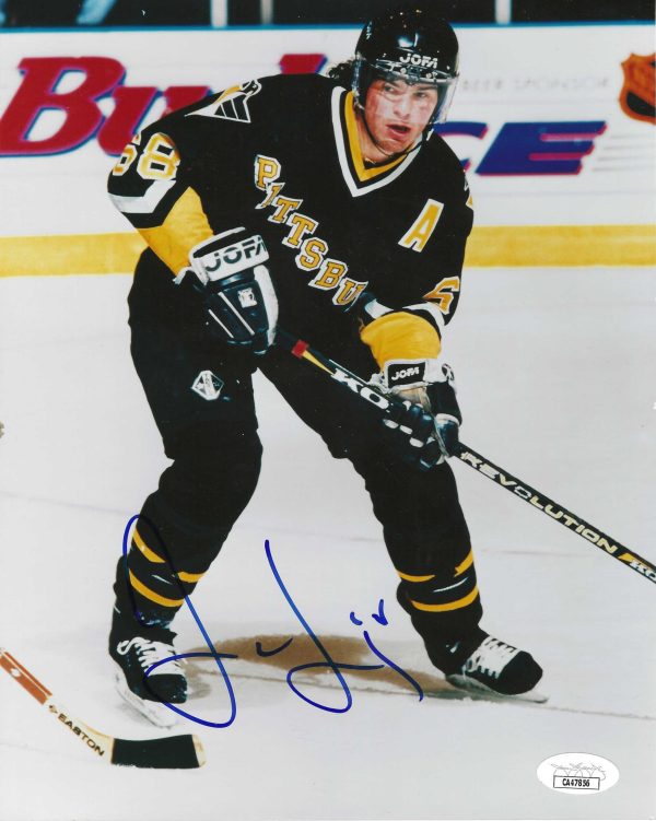 Autographed Jaromir Jagr 8x10 Pittsburgh Penguins Photo with JSA