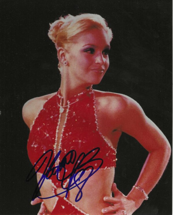 Autographed NICOLE BOBEK 8x10 Photo - Winter Olympics Figure Skating