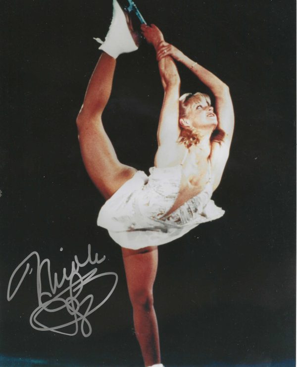 Autographed NICOLE BOBEK 8x10 Photo - Winter Olympics Figure Skating