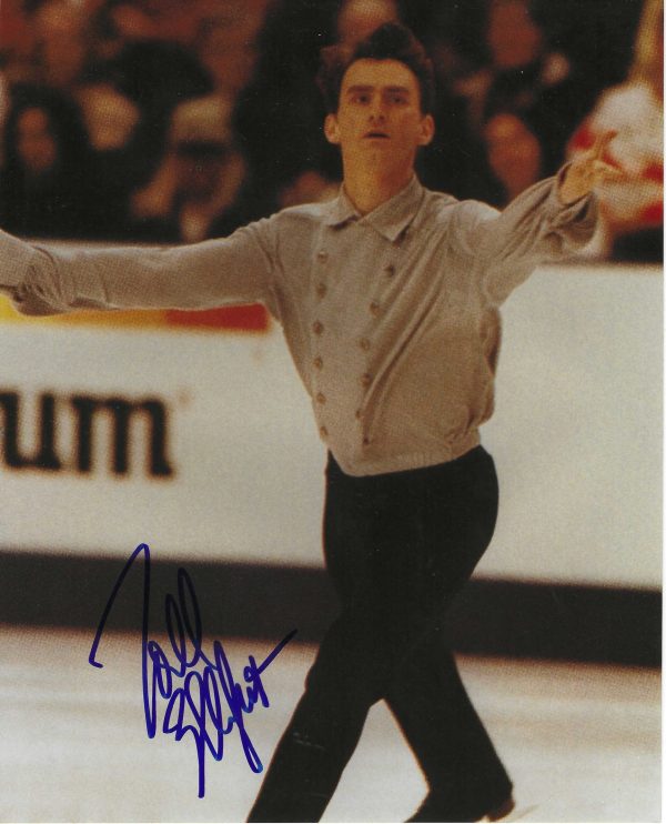 Autographed TODD ELDREDGE 8x10 Photo - Winter Olympics Figure Skating