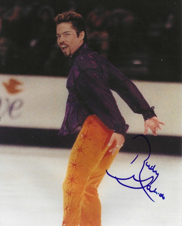 Autographed RUDY GALINDO 8x10 Photo - Winter Olympics Figure Skating