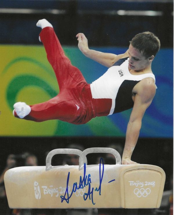 Autographed Alexander "Sasha" Artemev 8x10 Photo - Olympic Gymnast