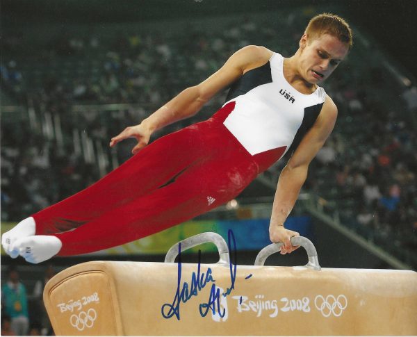 Autographed Alexander "Sasha" Artemev 8x10 Photo - Olympic Gymnast