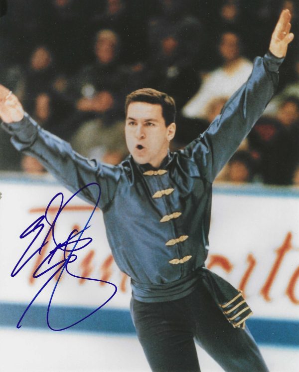 Autographed ELVIS STOJKO 8x10 Photo - Winter Olympics Figure Skating