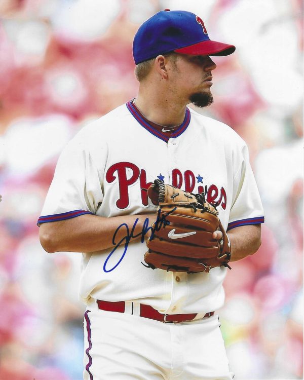 AUTOGRAPHED JOE BLANTON 8x10 Philadelphia Phillies photo